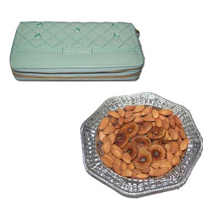 "Dryfruit Thali - codedt1602 - Click here to View more details about this Product
